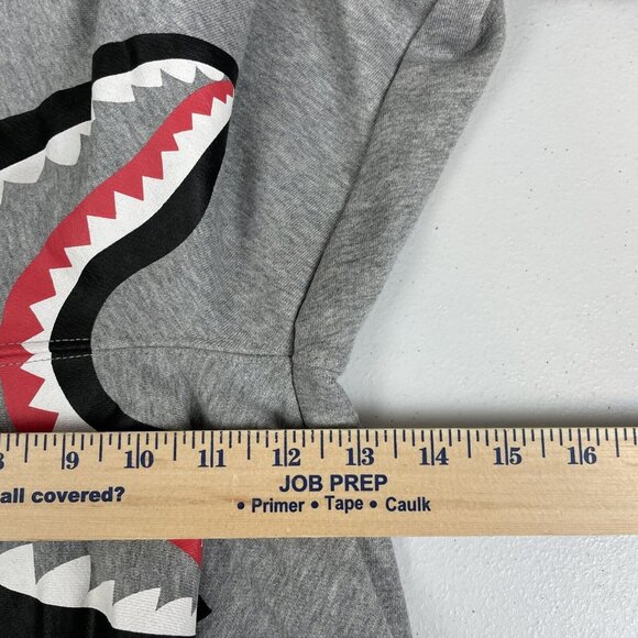 A Bathing Ape Shark Jogger Adult Size Large Gray Cotton Grunge Skater - Picture 8 of 11